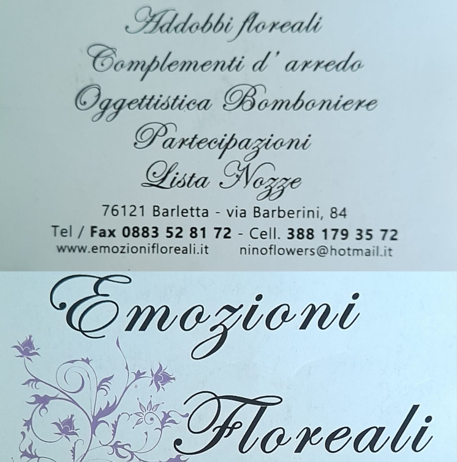 Sponsor Emozioni Floreali